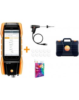 Testo 300 Premium lot - analyseur de combustion (O2, CO jusqu’à 15 000 ppm) - Testo 0564 3004 80