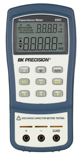 BK890C - Capacimètre numérique 11000 points, 50mF - BK PRECISION -  Distrimesure