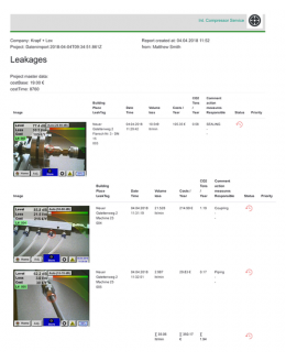 CS Leak Reporter - Logiciel d'édition de rapport de fuite - CS INSTRUMENTS