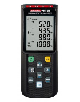 SEFRAM 9816B - Thermomètre numérique enregistreur (4 voies) Bluetooth® - SEFRAM