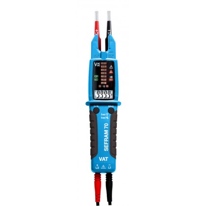 SEFRAM 70 - TESTEUR VAT IP2X multimètre pince ampèremétrique - VAT SEFRAM