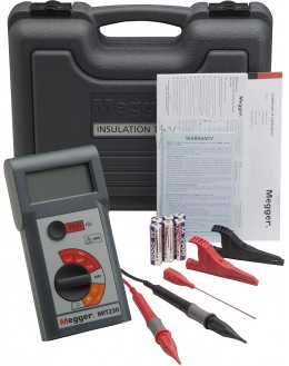 MEGOHMMETRE NUMERIQUE 250/500/1000V - Controleur d'isolement - MEGGER - MIT230HD-EN - mesureur d'isolement