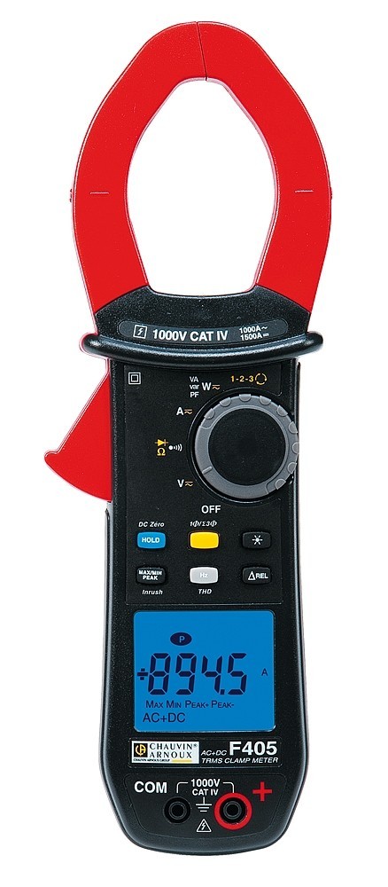 Pince multimètre F405 AC+DC TRMS 1000AAC/1500ADC - P01120945 - Chau