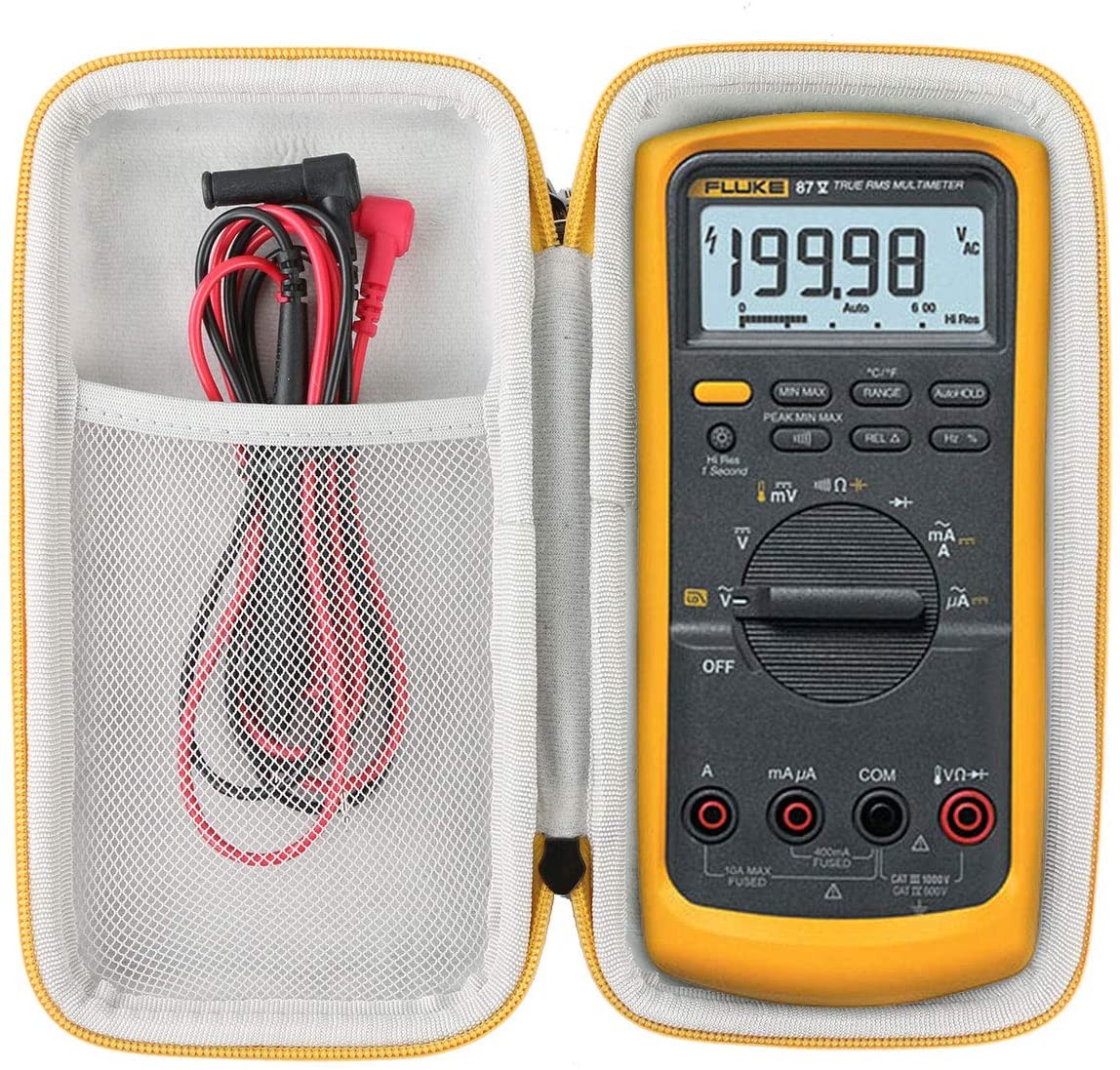 Multimètre Numérique Portable Testeur Electrique Professionnel 6000  Compte,TRMS