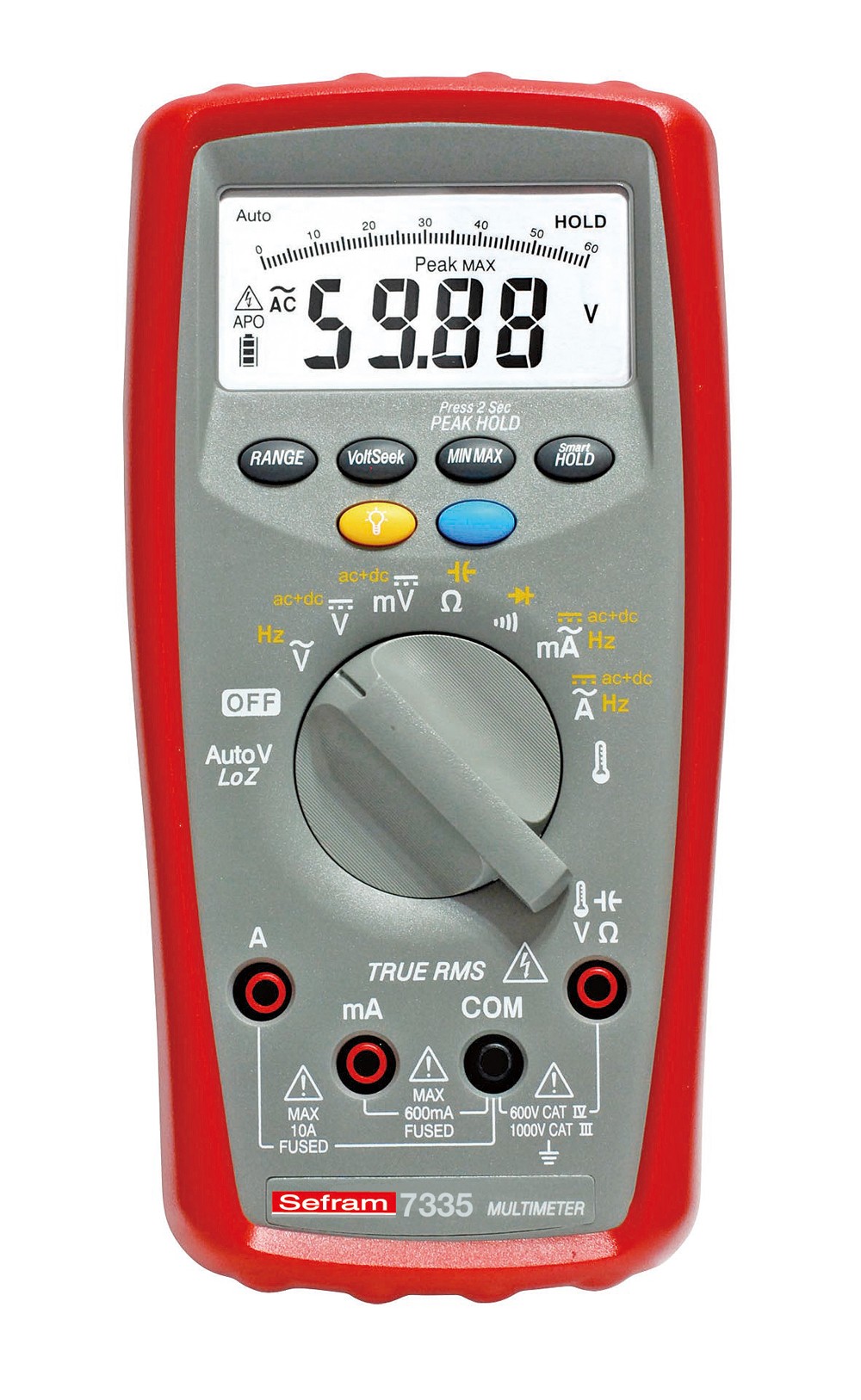 Pince Multimètre Numérique SURLABA XF-580T 2000V/1000A AC/DC - TRMS LPF NCV Pour Photovoltaïque