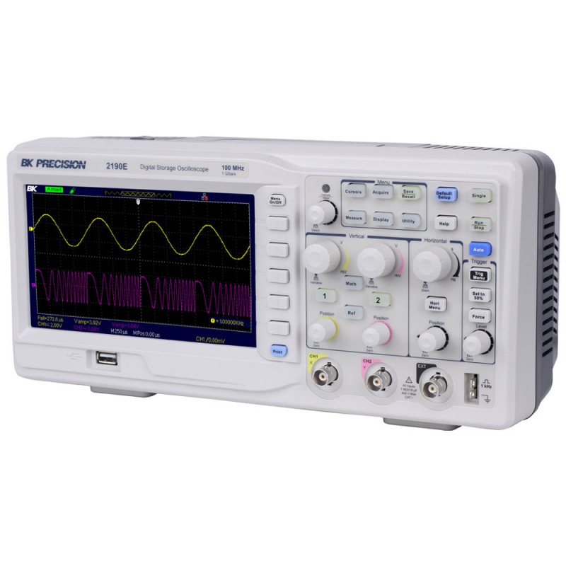 BK2190E - Oscilloscope numérique 100 MHz, 2 voies, 1Gech/s