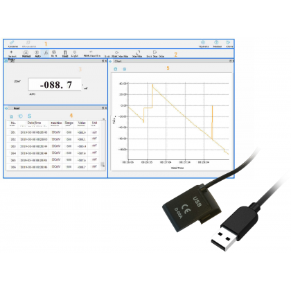 IM-9916B-LOG - Logiciel d'analyse et d'enregistrement pour multimètre IM-9916B- iMesure