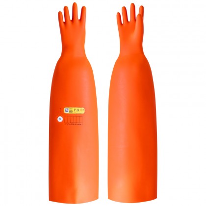 Gants longs isolants éléctriques avec protection mécanique classe 2 - 17 000 V AC, taille 09 - CATU - CGM20980CNFCE