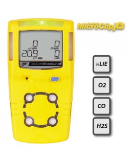 GasAlert MICROCLIP XT - détecteur 4 Gaz