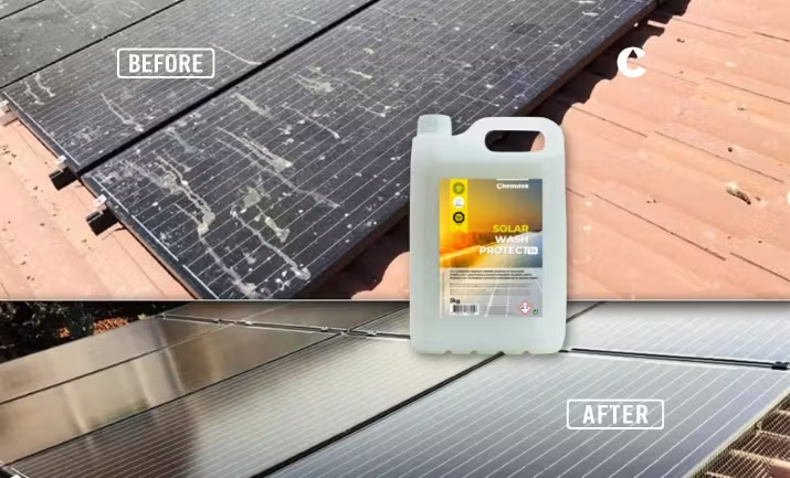 Solar Wash protect pour nettoyer vos panneaux solaires