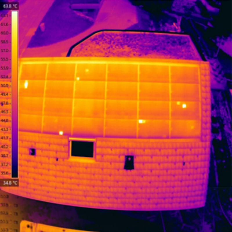 Défaut hot spot, surchauffe d'une cellule