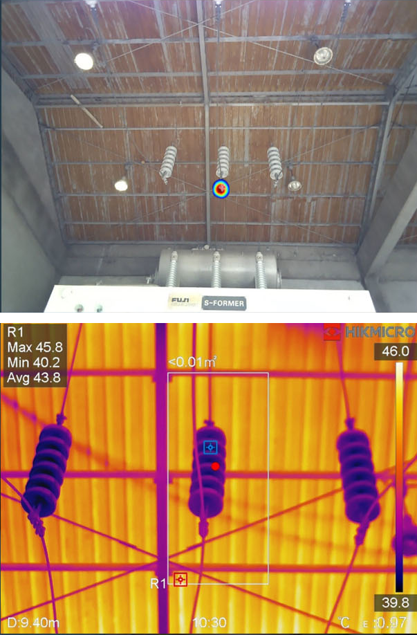 Vue acoustique et thermique avec la caméra MINI3R