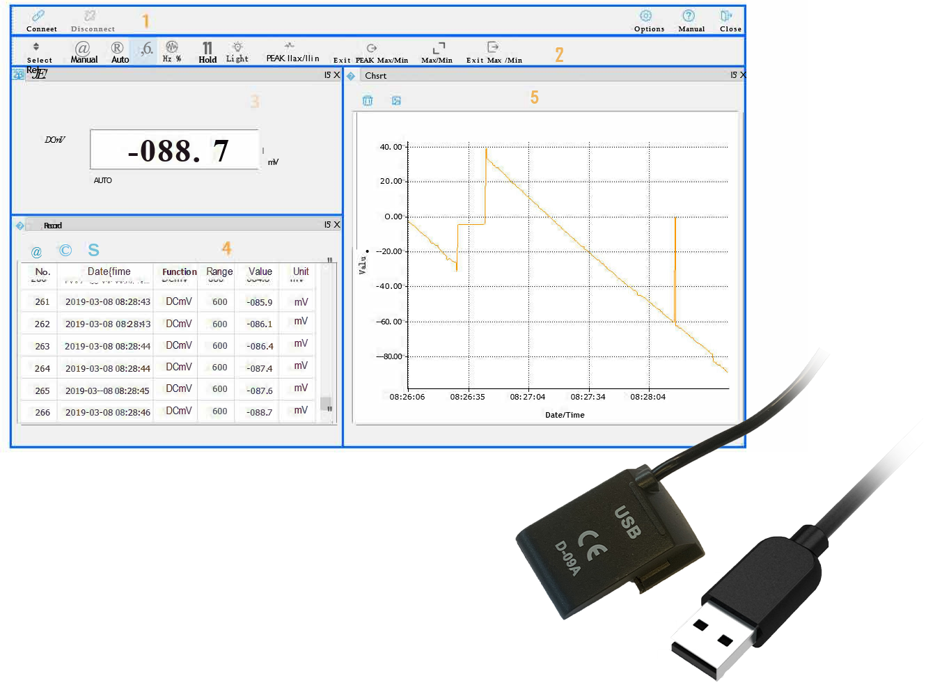 Logiciel IM9916B-LOG